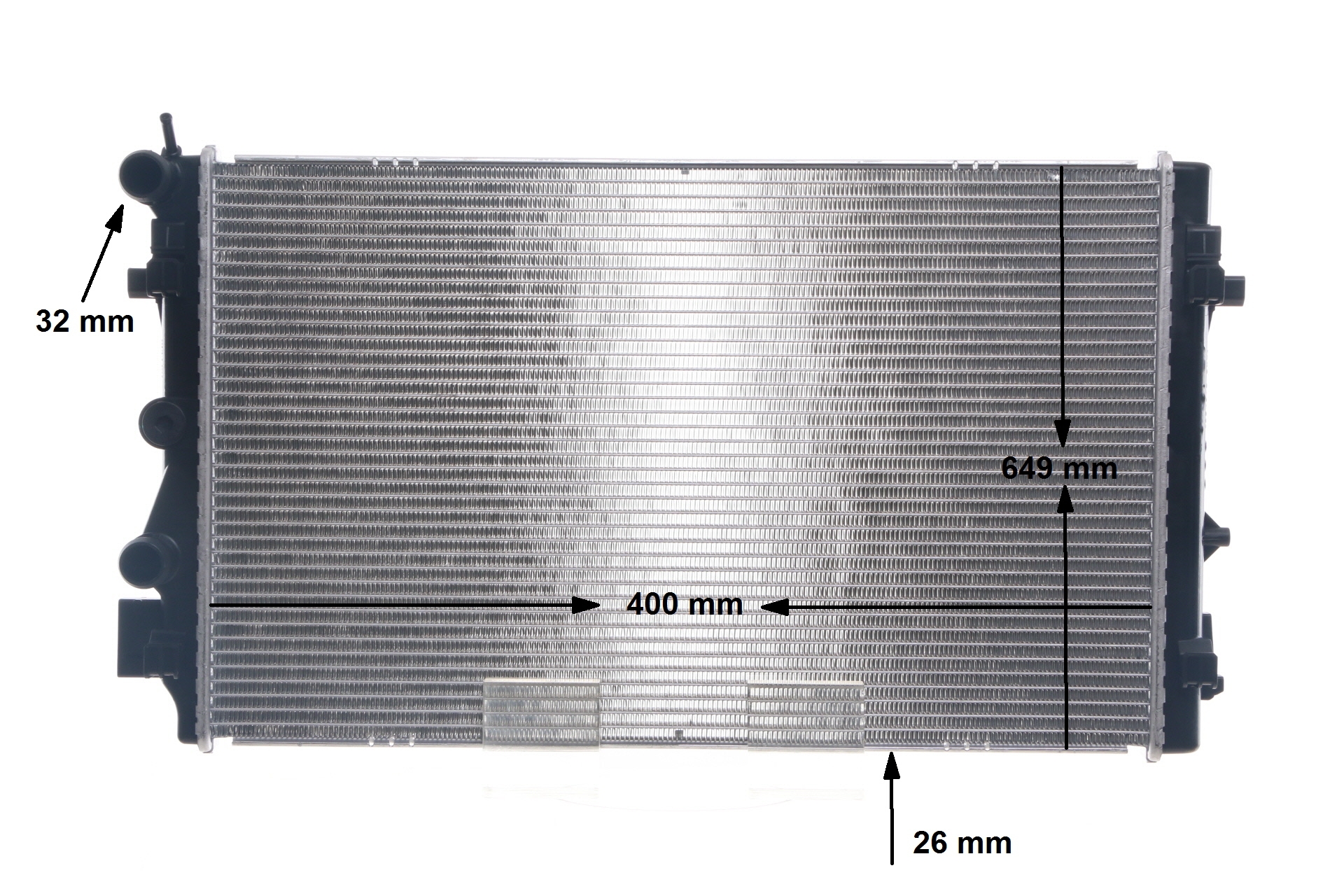 AUDI A1 2016 Engine radiator CR 1559 000S