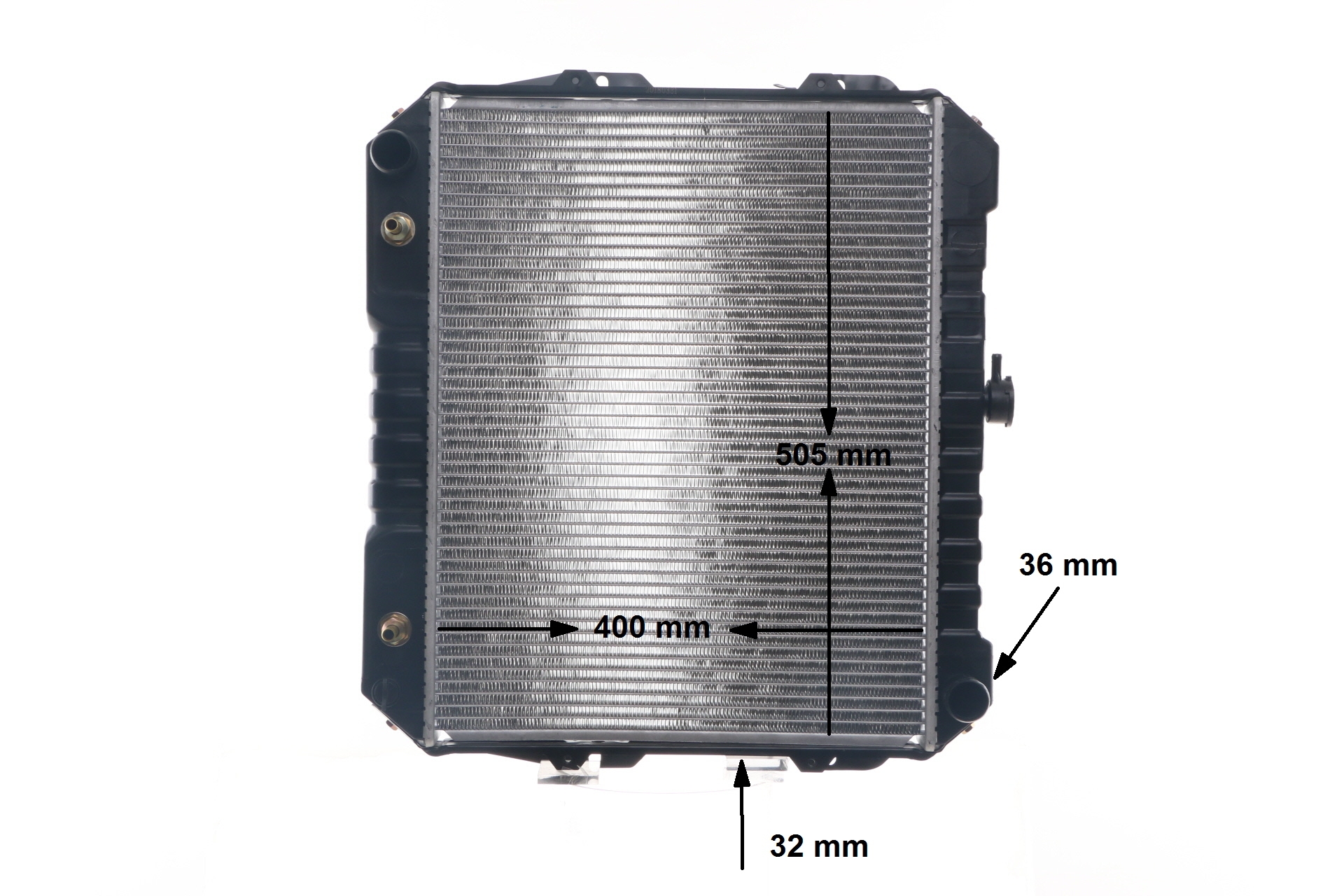 MAHLE ORIGINAL Radiateur du moteur (CR 1570 000S) pour TOYOTA 4 Runner (_N5_, _N6_, _N7_) 2.4 4WD (RN50, RN55, RN60) (82 KW / 112 CH / de 1987)