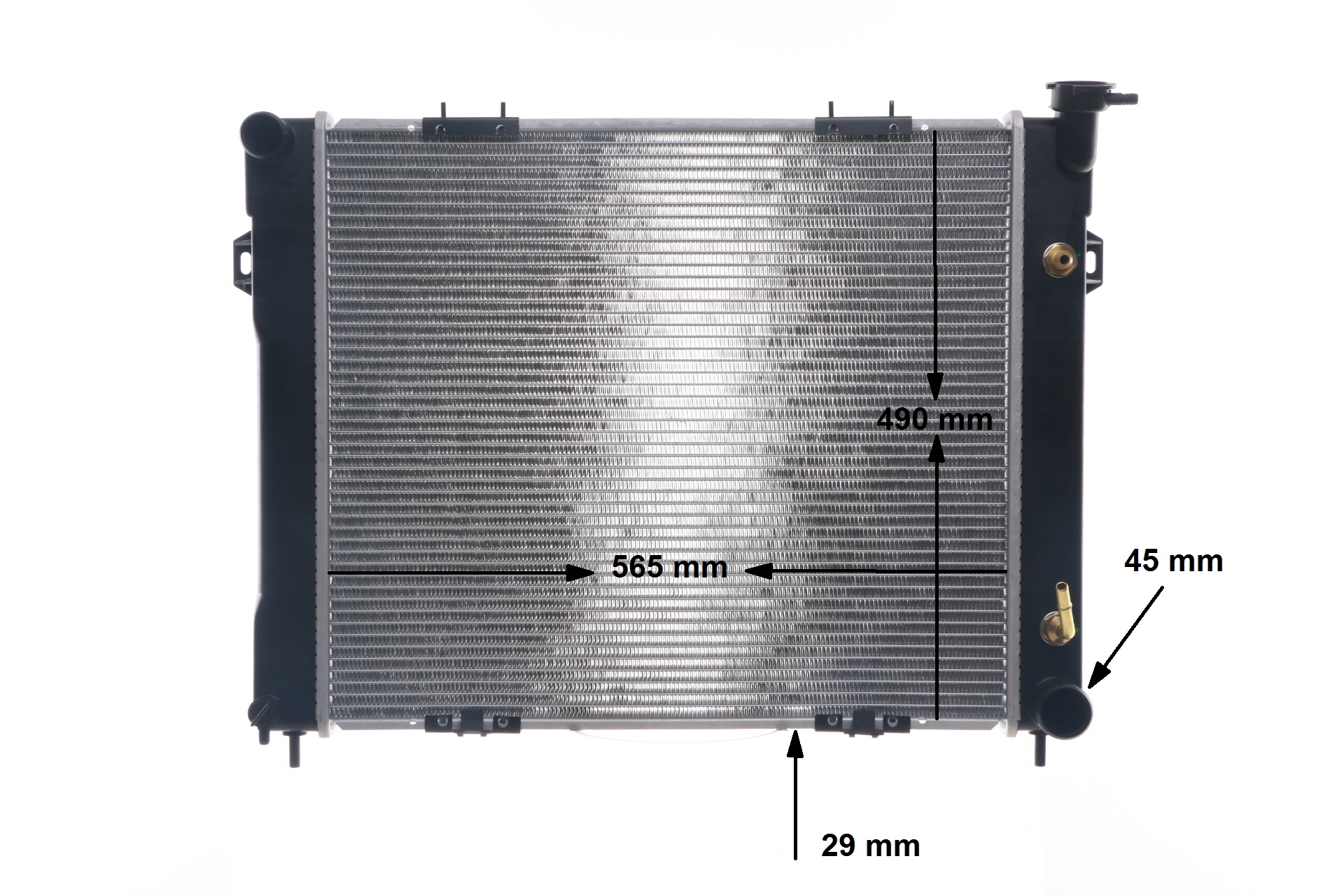 OEM 4734104 MAHLE ORIGINAL Radiatore motore CR 1571 000S per JEEP, VOLVO, CHRYSLER