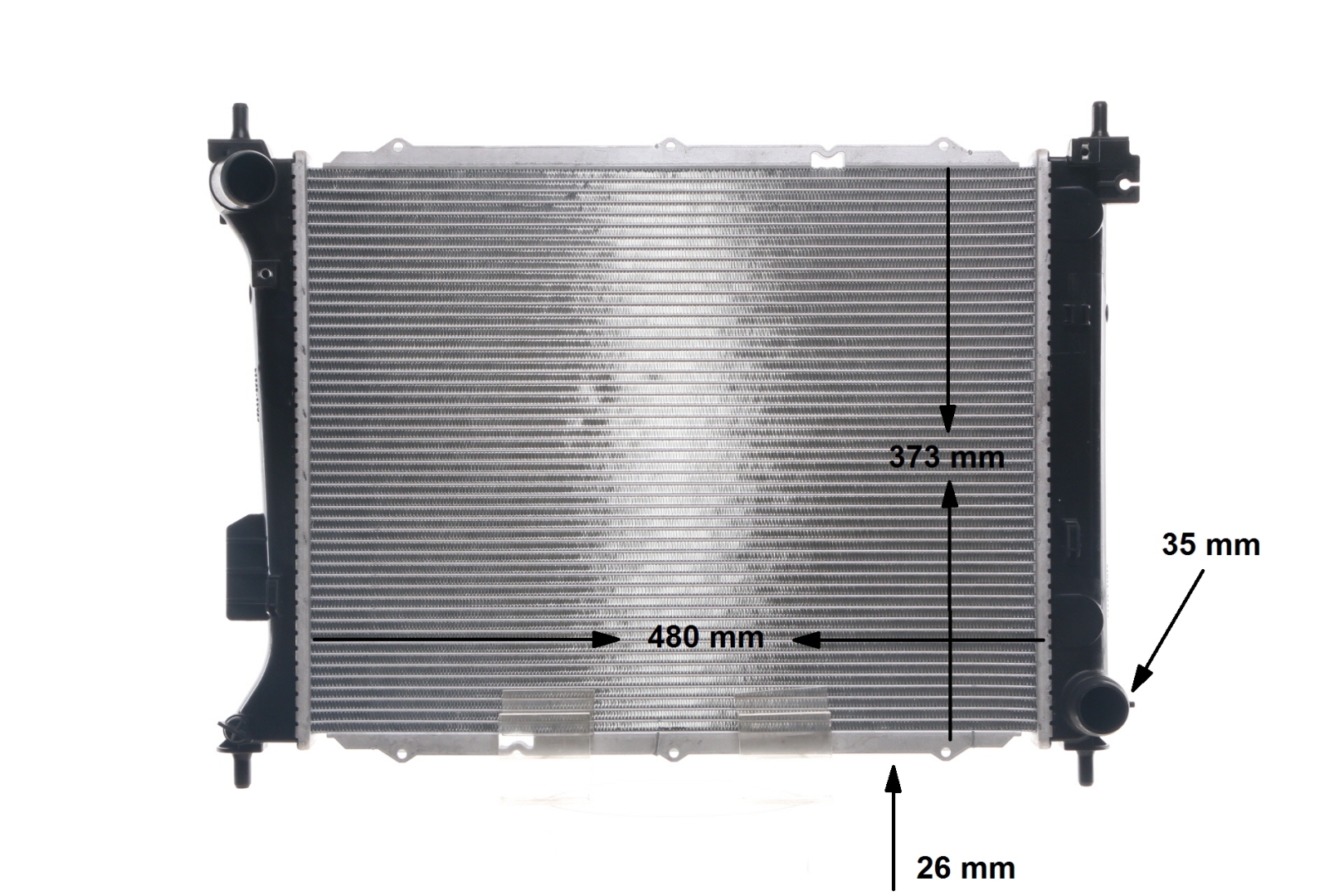 OEM 253101J200 MAHLE ORIGINAL Radiatore motore CR 1695 000S per HYUNDAI, KIA, VOLVO, HONDA