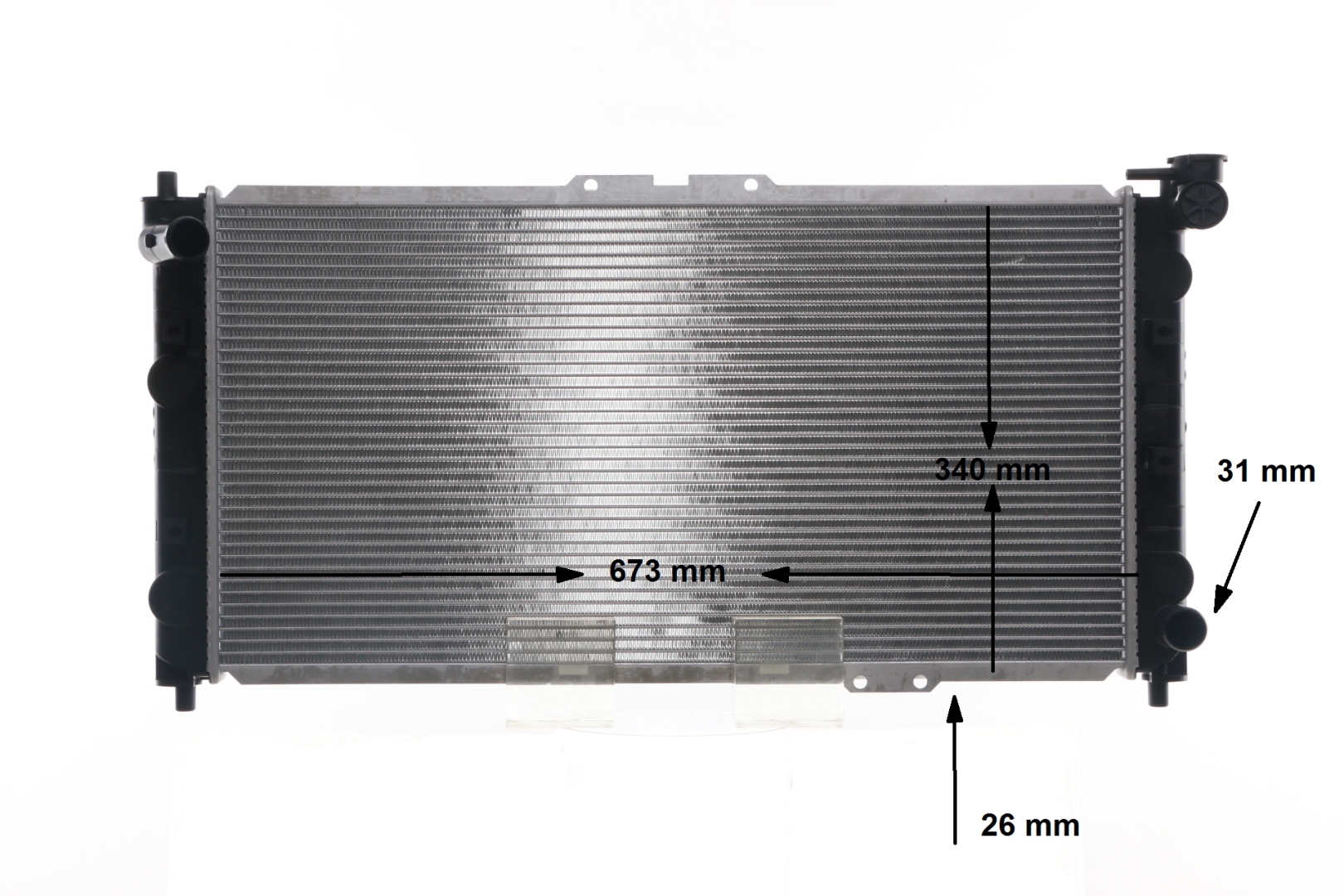 OEM BPL715200 MAHLE ORIGINAL Radiador, refrigeración del motor CR 182 000S para VOLVO, MAZDA, MERCURY