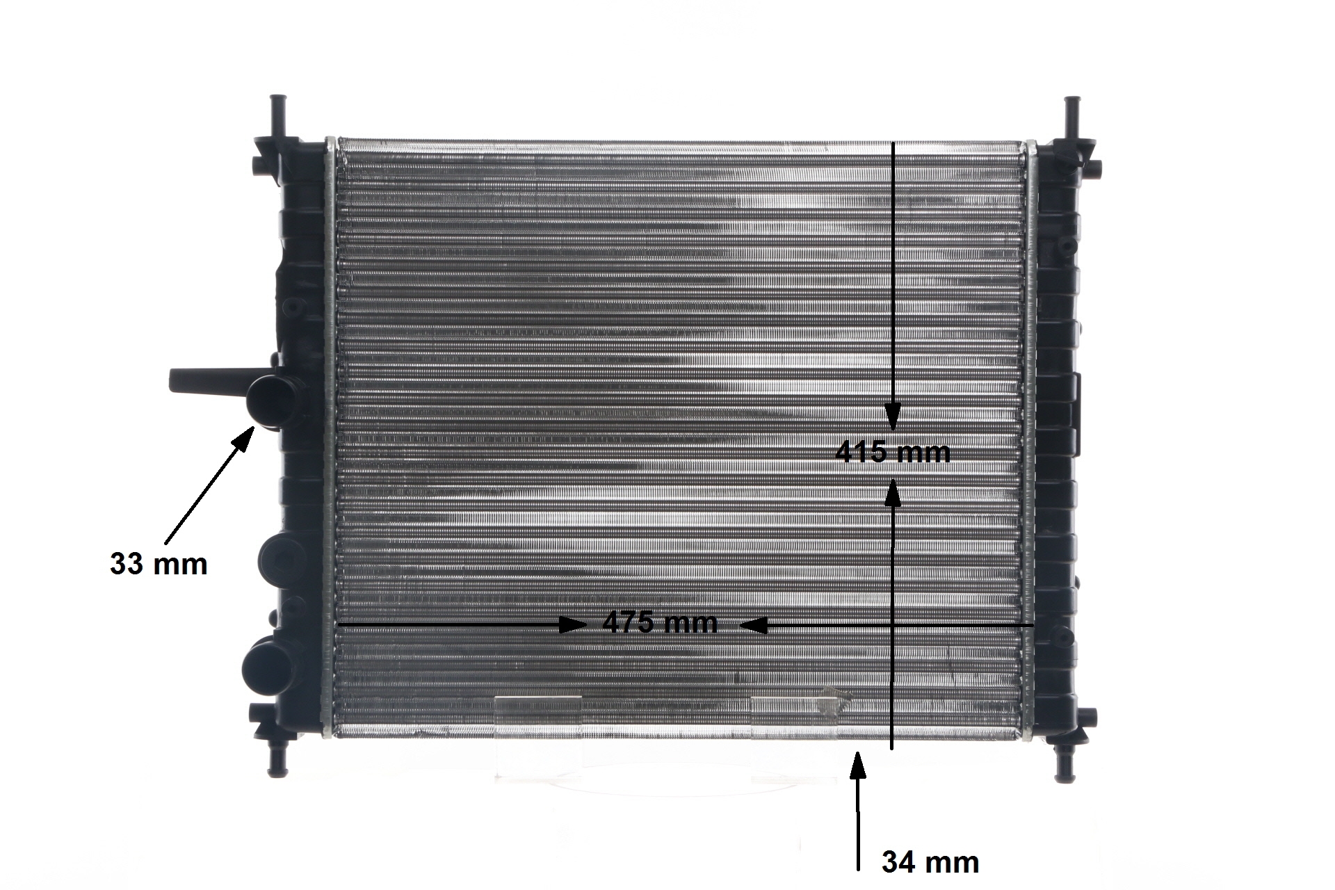 OEM 71736182 MAHLE ORIGINAL Radiatore motore CR 1993 000S per FIAT, ALFA ROMEO, LANCIA, VOLVO, CHRYSLER