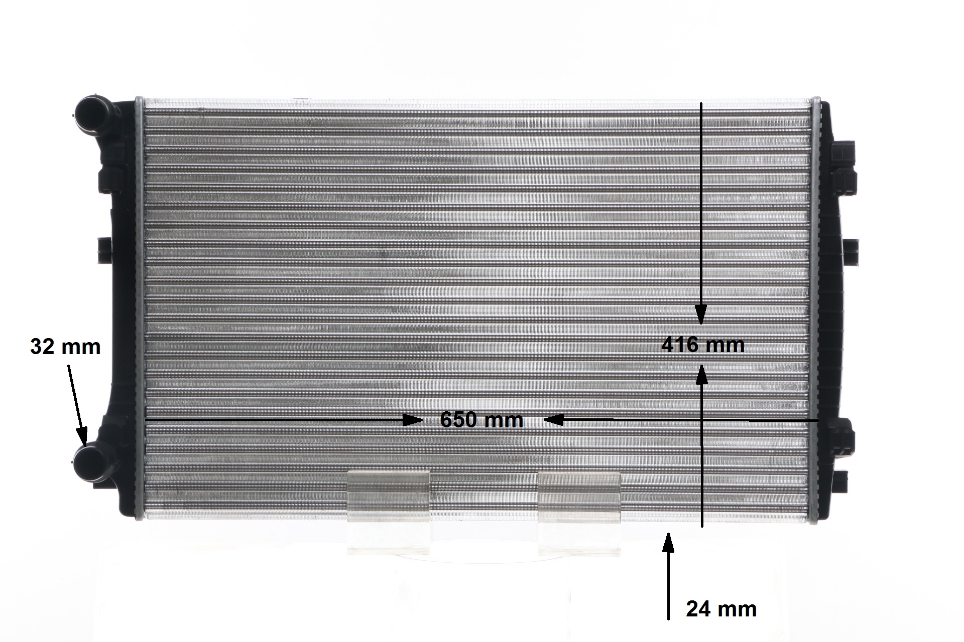 TIGUAN Radiator, motorkjøling CR 2054 001S MAHLE ORIGINAL