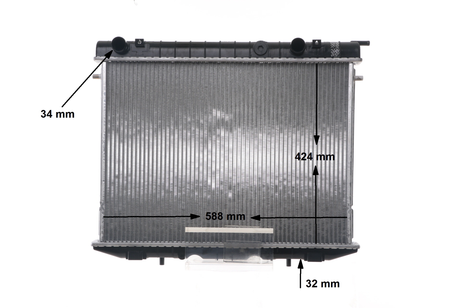 OEM 6302002 MAHLE ORIGINAL Radiatore motore CR 208 000S per OPEL, VOLVO, HONDA, ISUZU, VAUXHALL