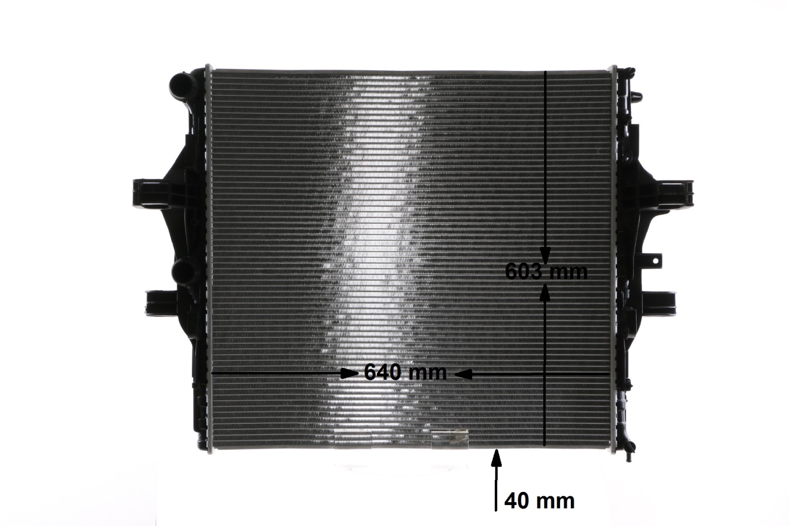 Radiator, motorkjøling (CR 2088 000S) fra MAHLE ORIGINAL for IVECO DAILY V Åpen lastebil / chassis NaturalPower 35S14, 35C14, 40C14, 50C14, 60C14, 65C14,... (100 KW / 136 HK / Fra 2011)