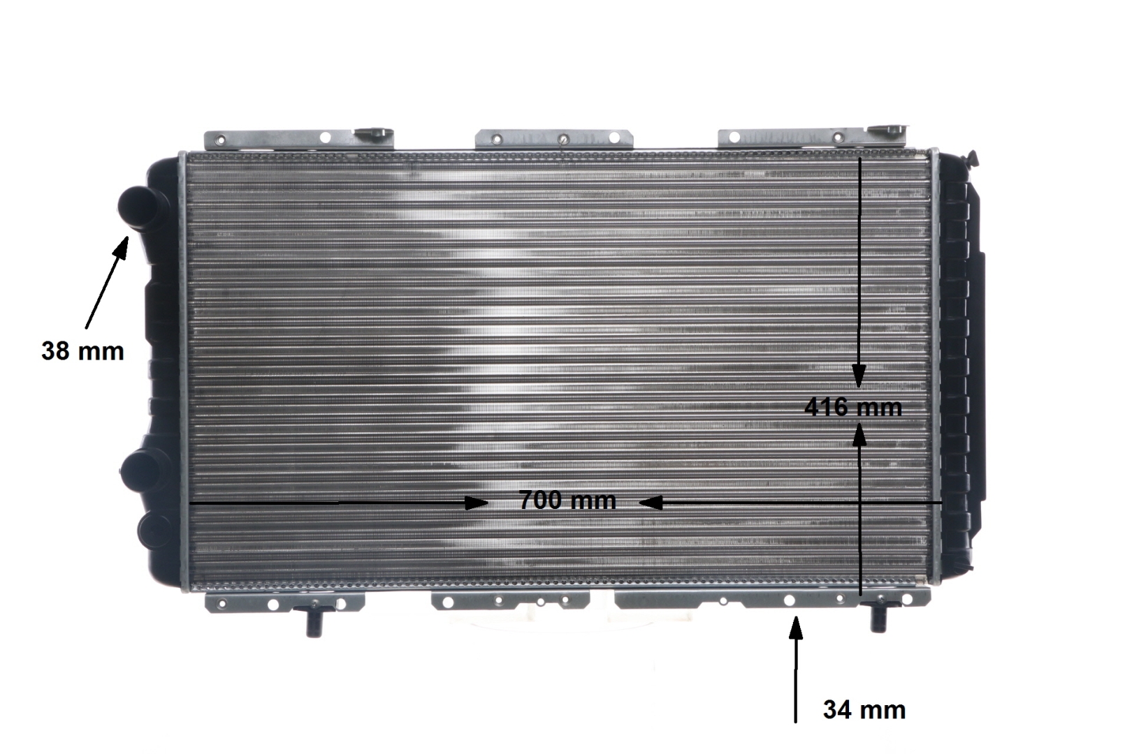 OEM 1301JK MAHLE ORIGINAL Radiatore motore CR 2174 000S per FIAT, FORD, PEUGEOT, CITROЁN, VOLVO