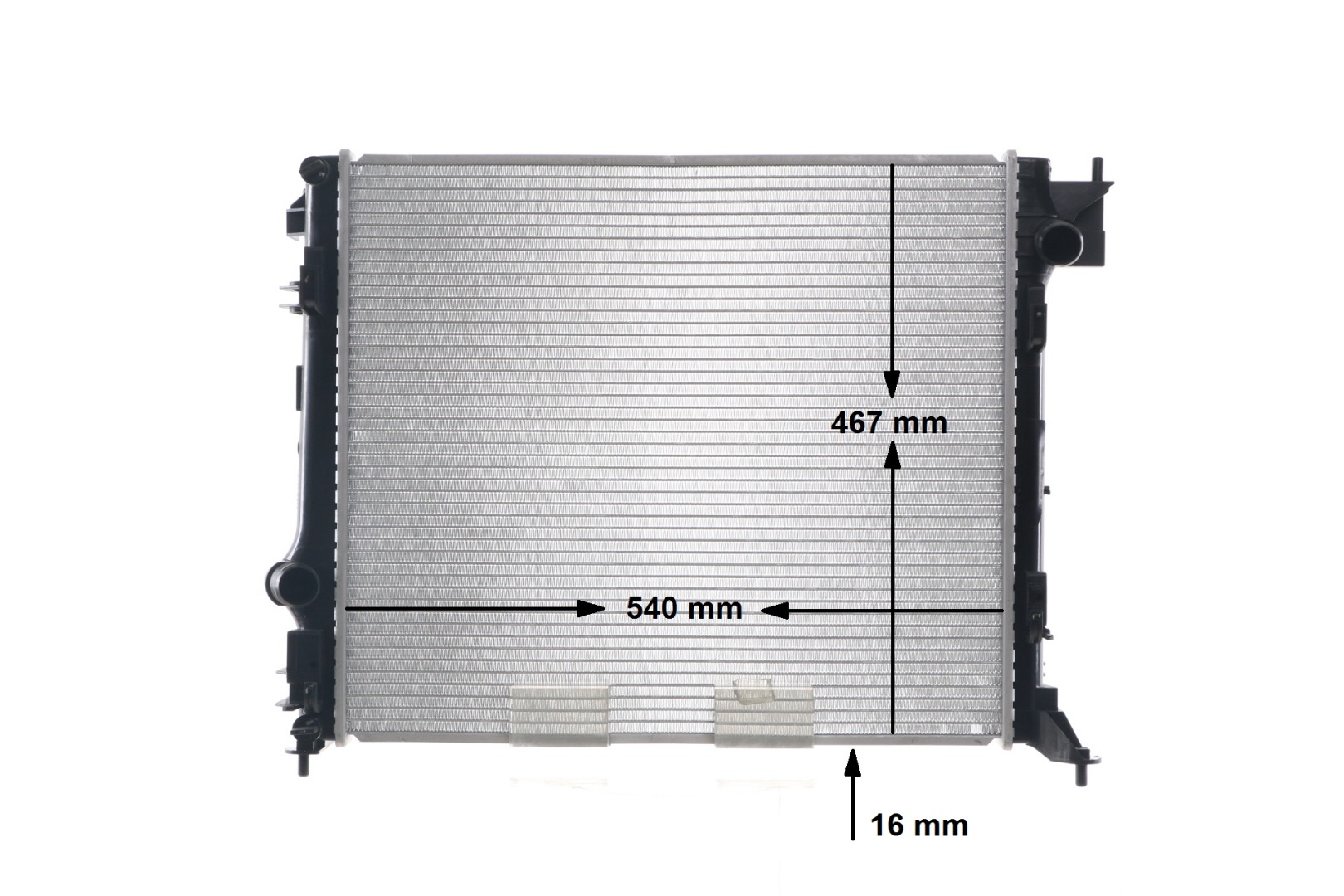 OEM 214101527R MAHLE ORIGINAL Jäähdytin, moottorin jäähdytys CR 2240 000S varten NISSAN, RENAULT