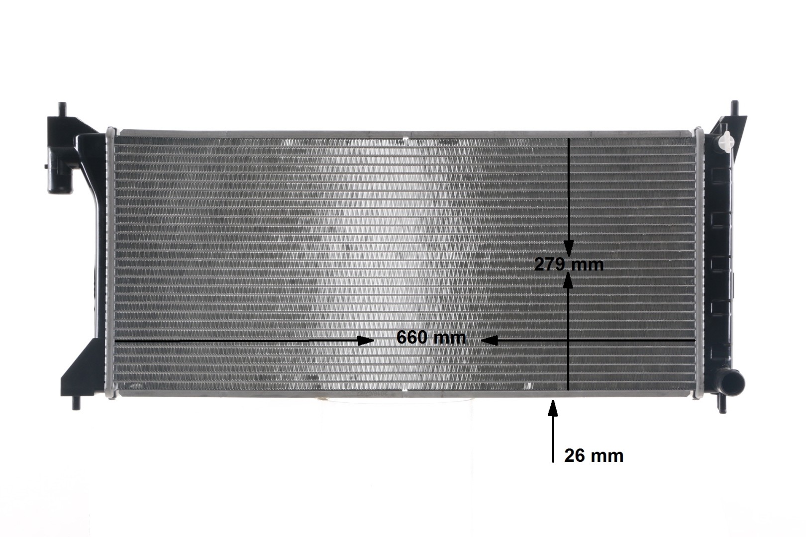 OEM 09214213 MAHLE ORIGINAL Jäähdytin, moottorin jäähdytys CR 2245 000S varten OPEL, SUZUKI, VAUXHALL