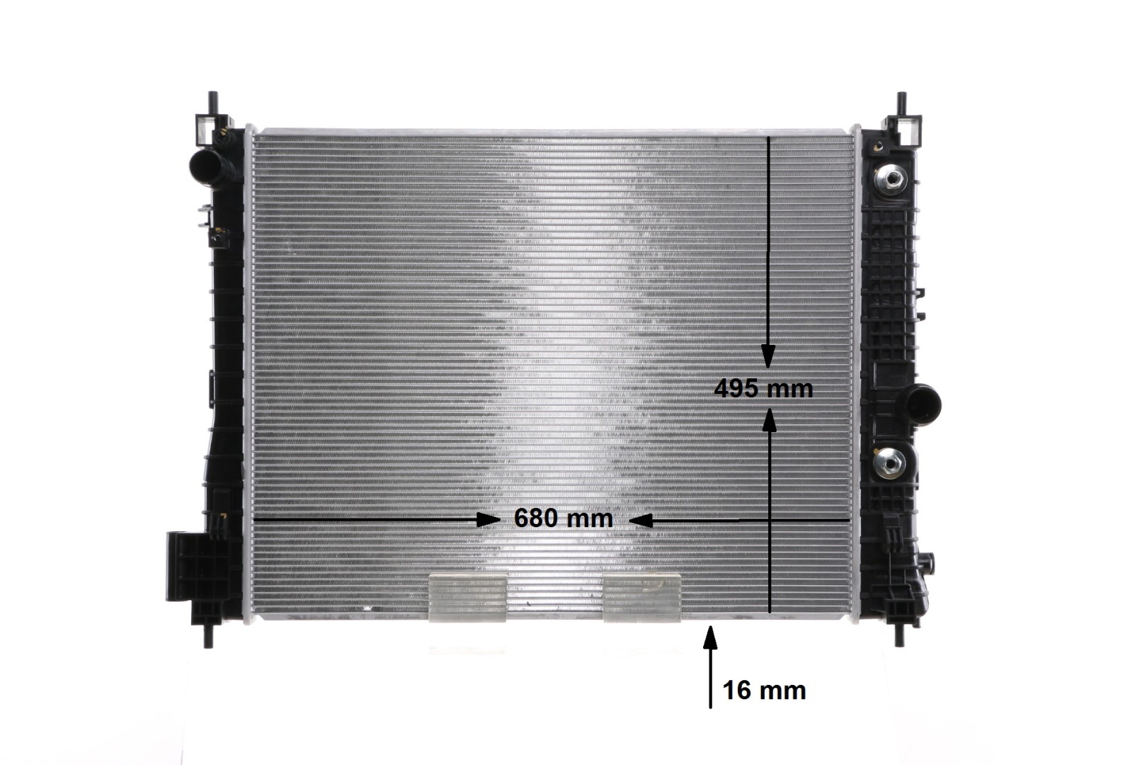 Kylare (CR 2263 000S) från MAHLE ORIGINAL för VAUXHALL Mokka / Mokka X (J13) 1.4 4x4 152 HK
