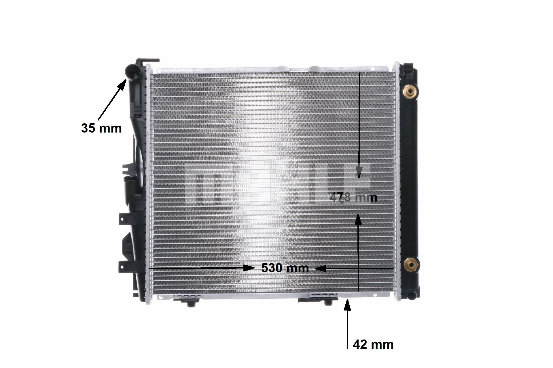 E-Class Engine radiator CR 290 000S MAHLE ORIGINAL