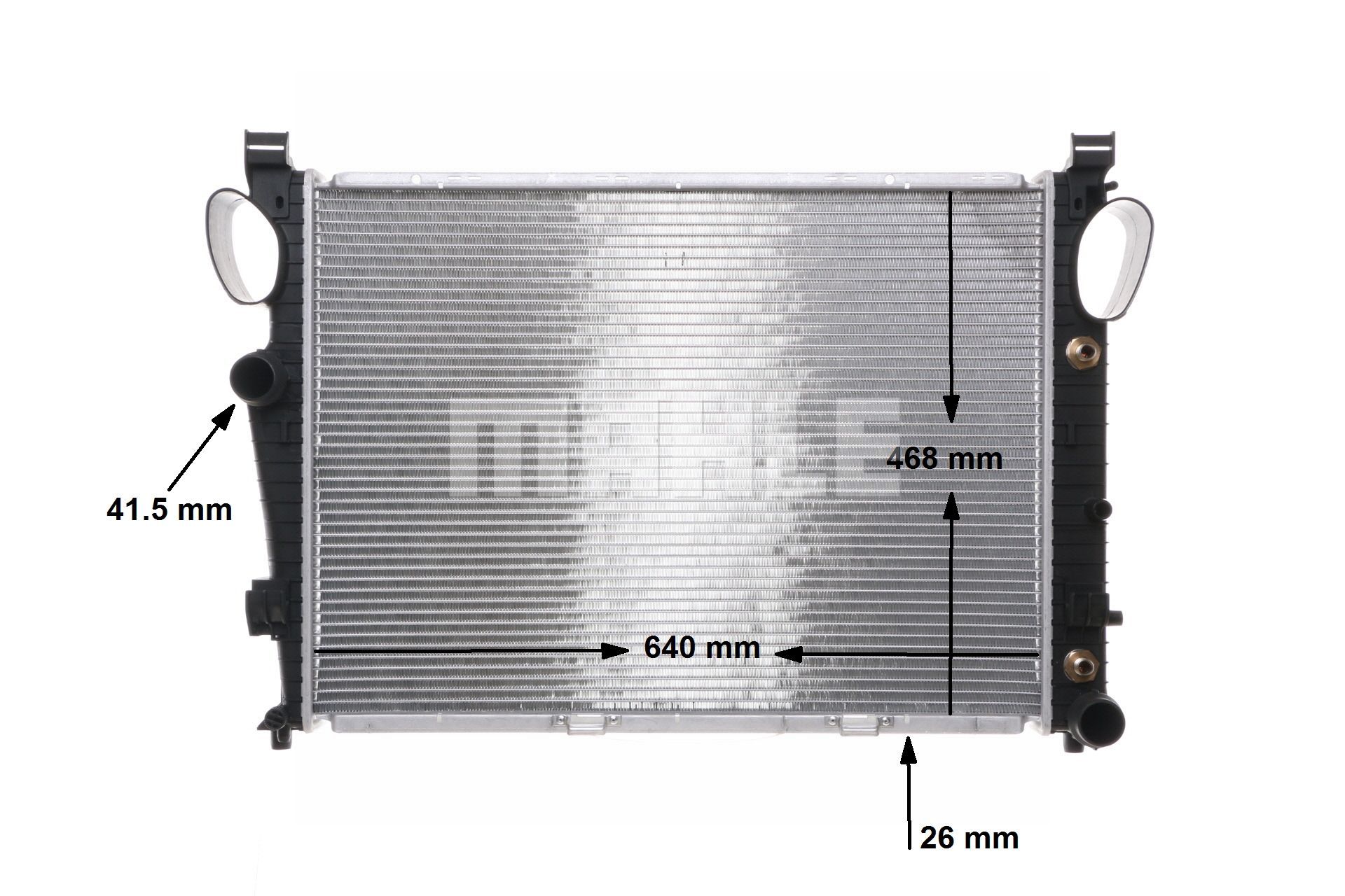 OEM A2205000003 MAHLE ORIGINAL Engine radiator CR 304 000S for MERCEDES-BENZ, JAGUAR