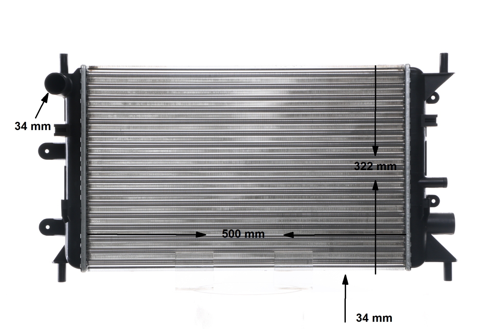 MAHLE ORIGINAL Radiatore CR 377 000S