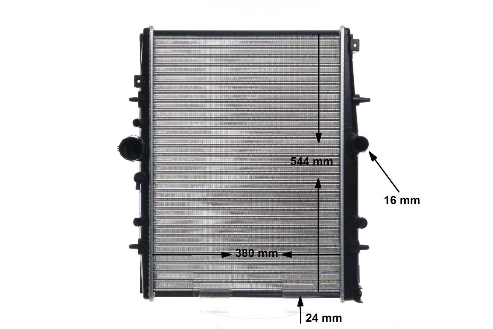 OEM 1330R2 MAHLE ORIGINAL Jäähdytin, moottorin jäähdytys CR 393 000S varten VW, VOLVO, FORD, PEUGEOT, CITROЁN