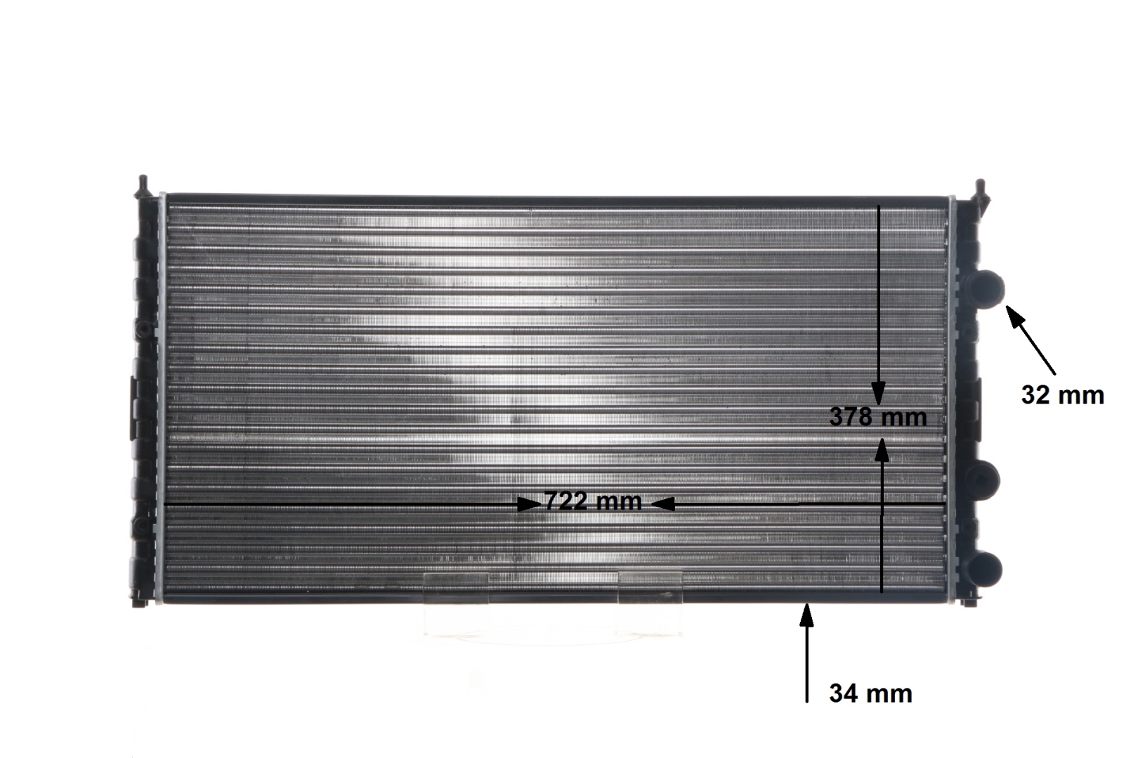 MAHLE ORIGINAL Kylare (motorkylare) CR 417 000S
