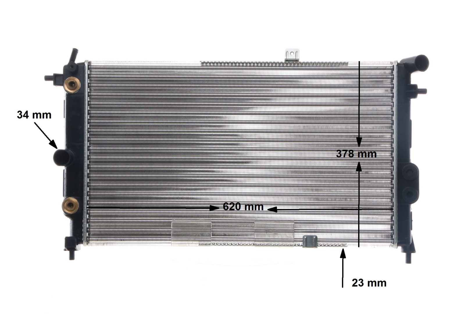 OEM 3096385 MAHLE ORIGINAL Jäähdytin, moottorin jäähdytys CR 440 000S varten VOLVO, OPEL, HONDA, HYUNDAI, VAUXHALL