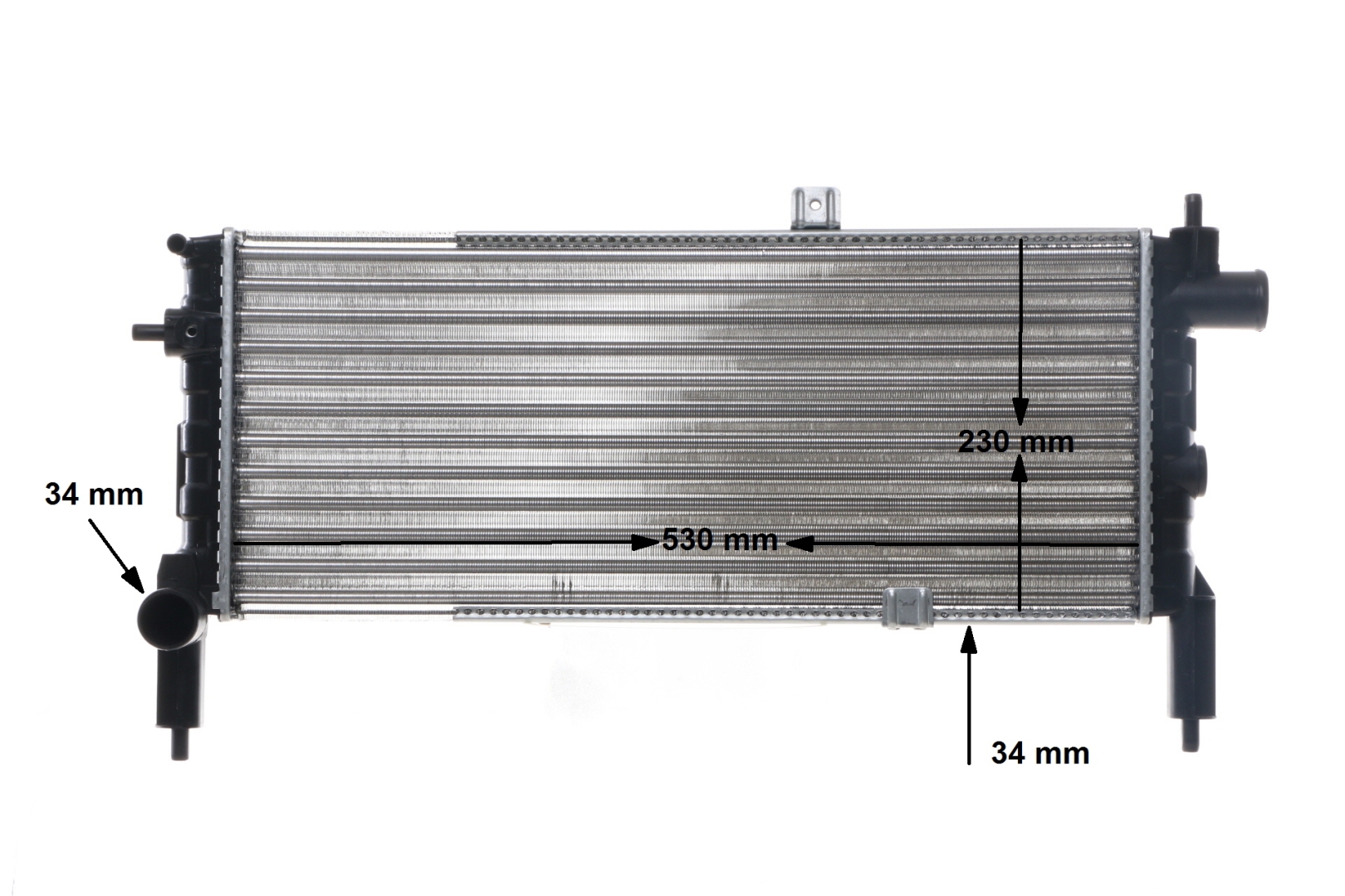 MAHLE ORIGINAL Radiateur du moteur (CR 442 000S) pour VAUXHALL Nova Berline (S83) 1.2 S (40 KW / 55 CH / de 1982)