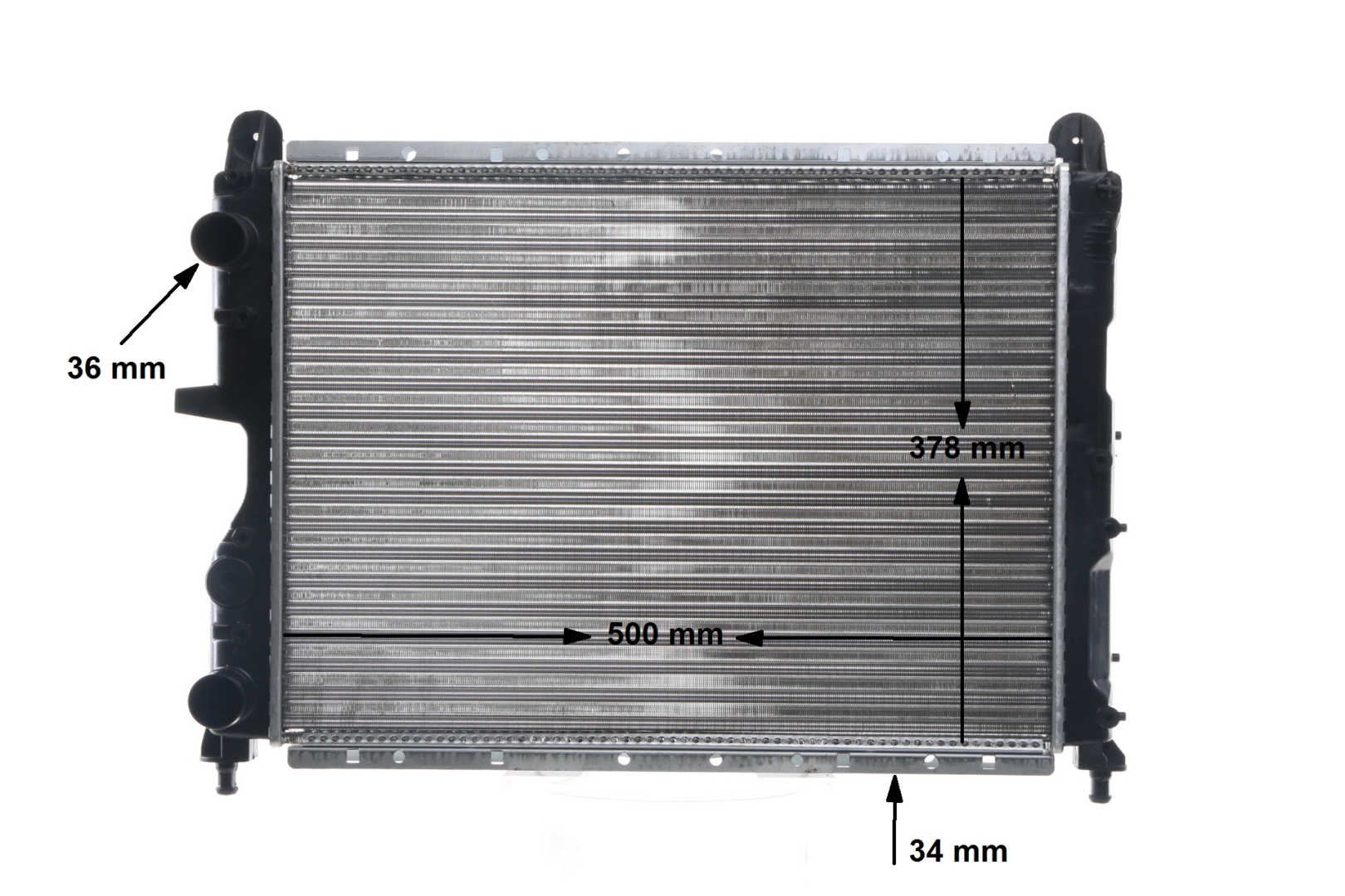 OEM 7612178 MAHLE ORIGINAL Engine radiator CR 450 000S for VOLVO, FIAT, ALFA ROMEO, CHRYSLER, LANCIA