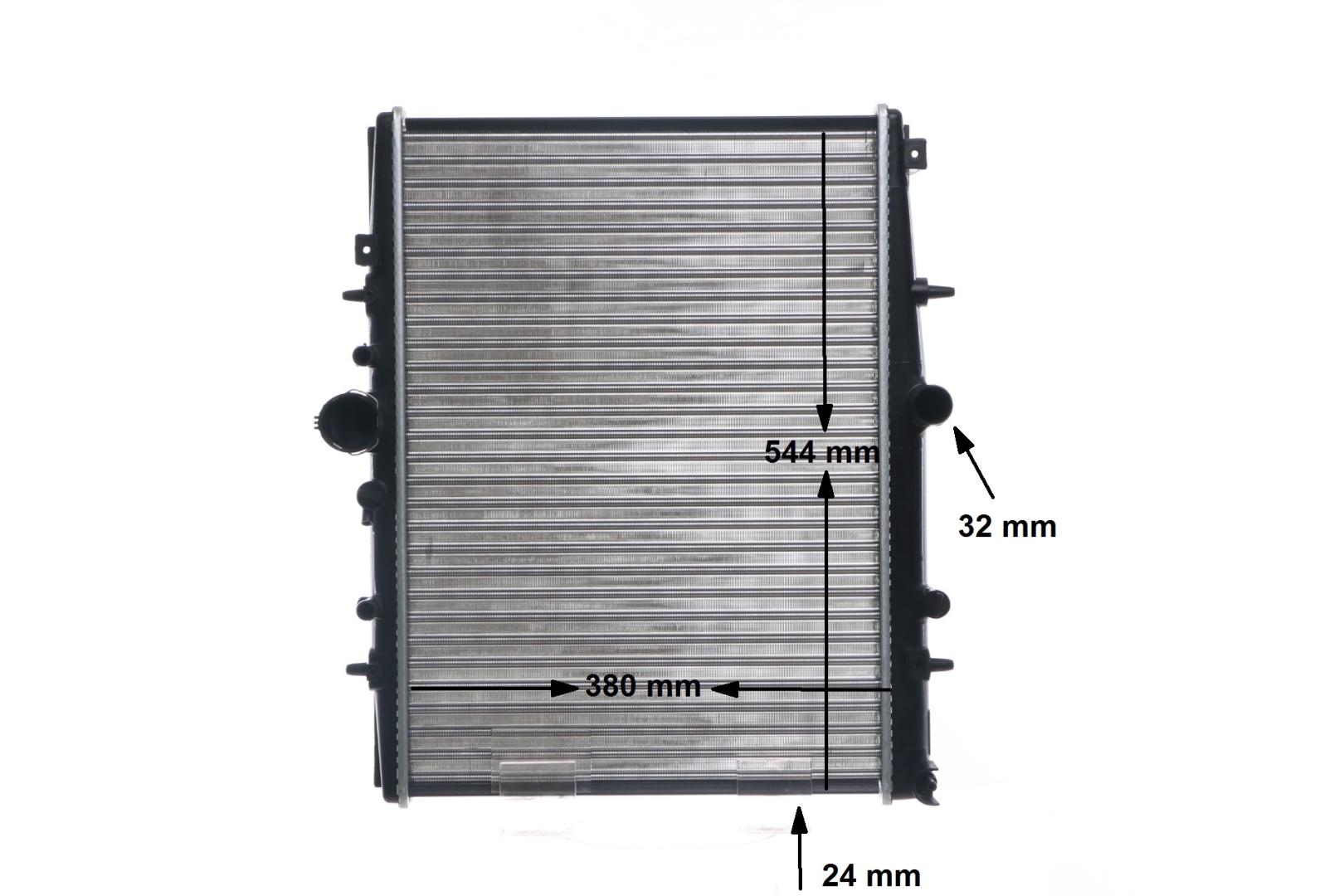 OEM 133077 MAHLE ORIGINAL Jäähdytin, moottorin jäähdytys CR 514 000S varten VOLVO, FORD, PEUGEOT, CITROЁN, VAUXHALL