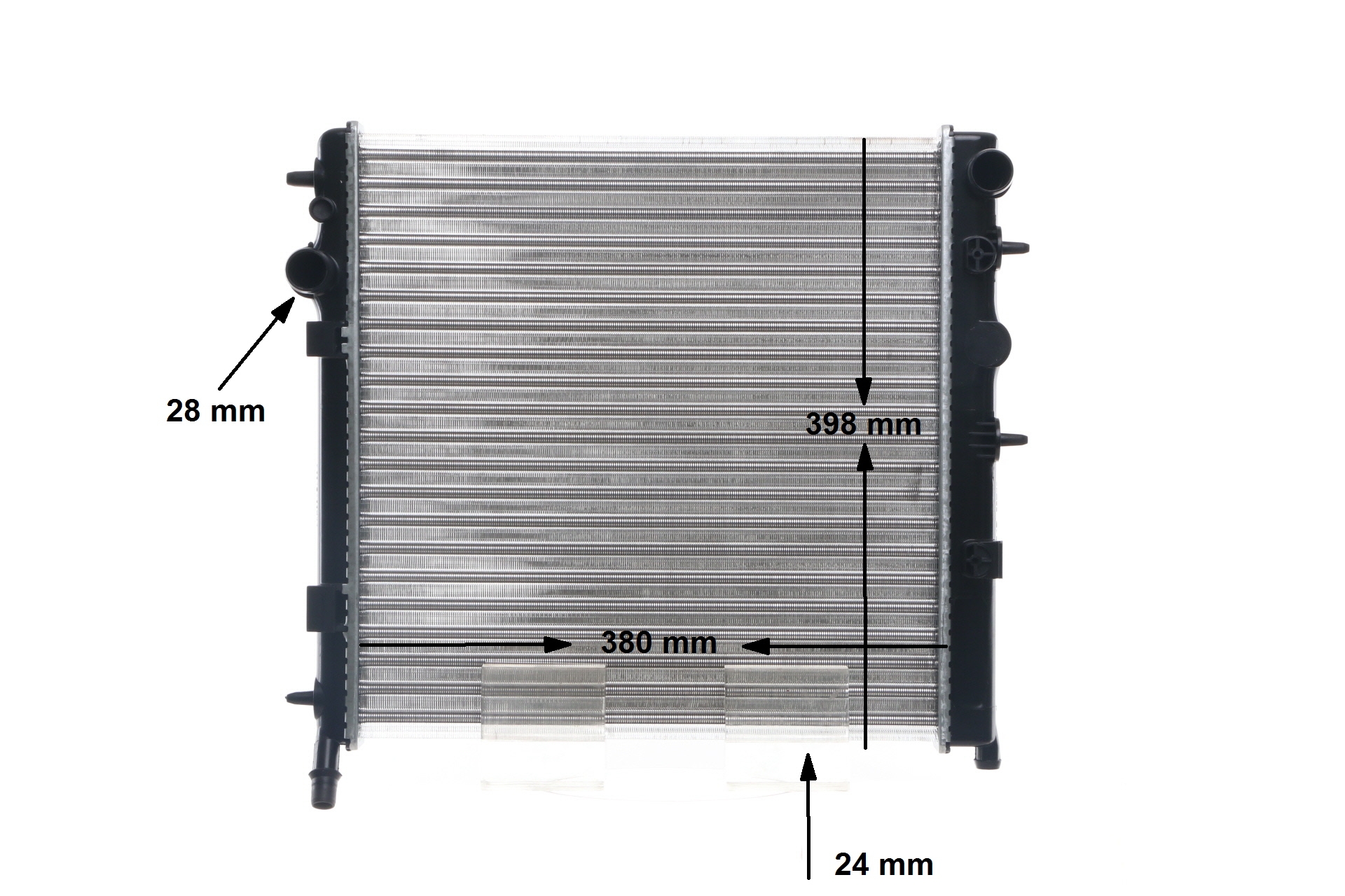 OEM 1330C2 MAHLE ORIGINAL Radiateur du moteur CR 556 002S pour PEUGEOT, VOLKSWAGEN, CITROЁN, FORD, VOLVO