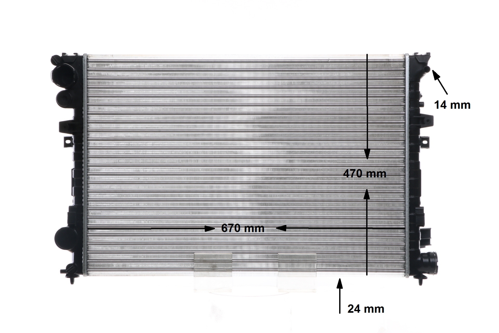OEM 1330E3 MAHLE ORIGINAL Engine radiator CR 587 001S for FORD, PEUGEOT, CITROЁN, FIAT, DS