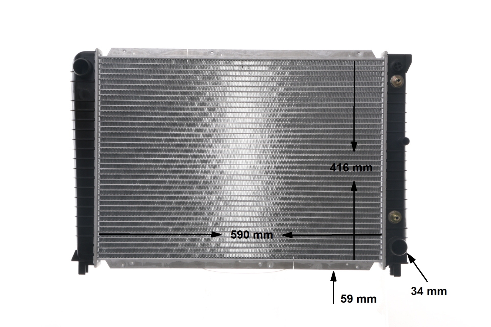 OEM 8603854 MAHLE ORIGINAL Jäähdytin, moottorin jäähdytys CR 654 000S varten VOLVO
