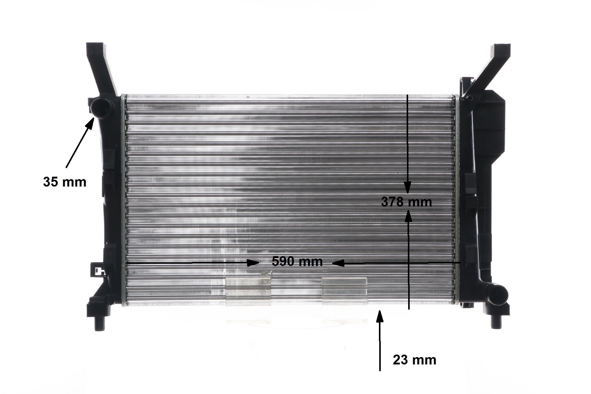 MERCEDES-BENZ A-Class 2011 Engine radiator CR 660 000S