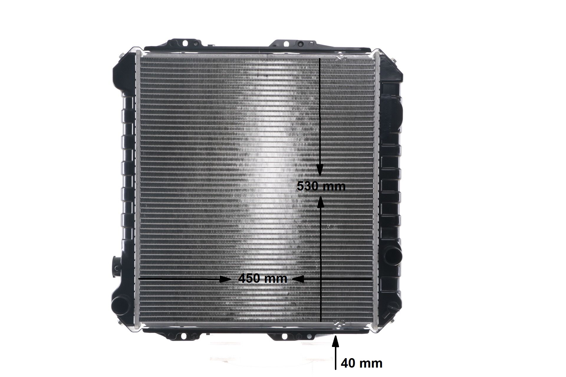 MAHLE ORIGINAL Radiateur du moteur (CR 758 001S) pour TOYOTA HILUX V Pick-up (LN_, KZN1_, VZN1_) 2.4 D (LN5_, LN85, LN90) (55 KW / 75 CH / de 1988)