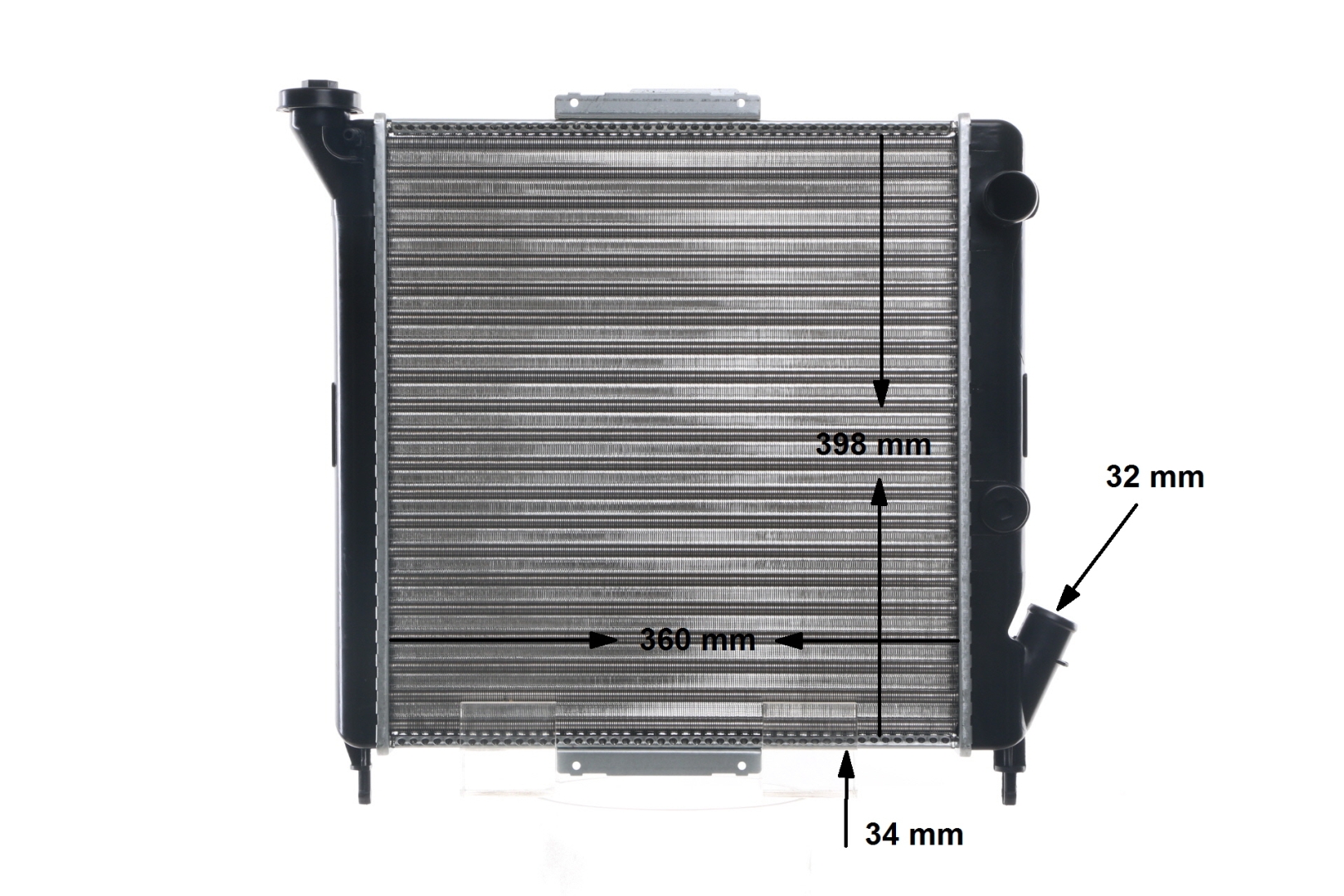 MAHLE ORIGINAL Kylare CR 832 000S MAHLE ORIGINAL Kylare (motorkylare) CR 832 000S