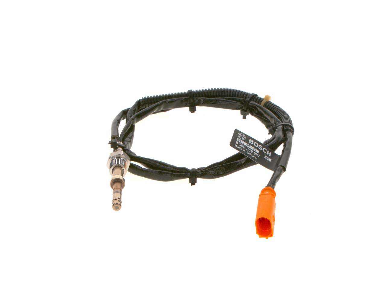 Sensor, uitlaatgastemperatuur (0 986 259 037) van BOSCH Voor VW Amarok Flatbed Vrachtwagen / Chassis (S1B, S6B, S7B) 2.0 TDI (120 KW / 163 PK / Van 2011)