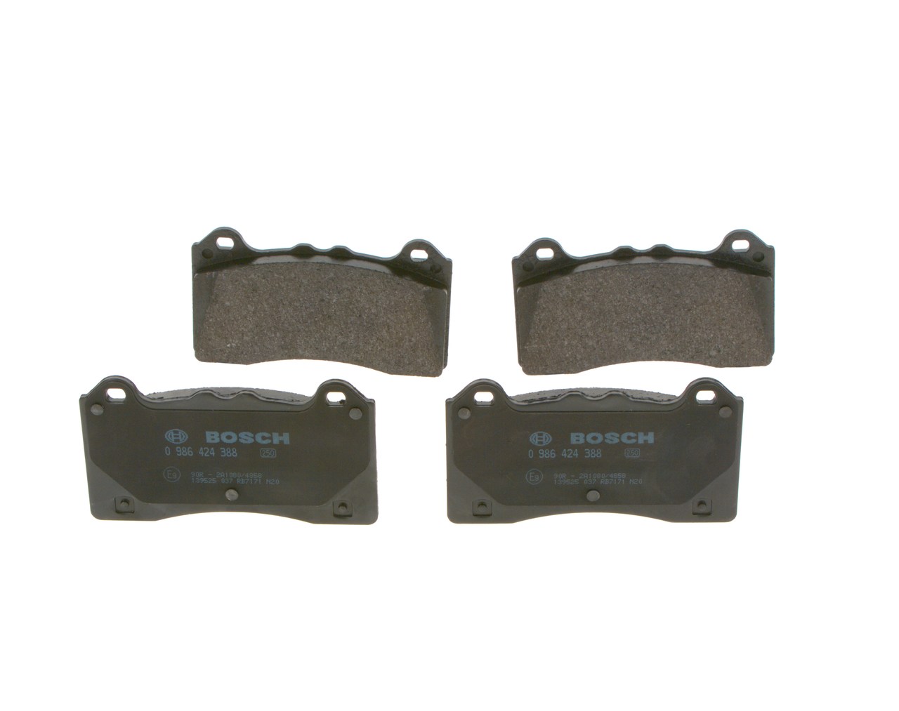 OEM 2003984 BOSCH Kit pastiglie freni 0 986 424 388 per FORD, ALFA ROMEO