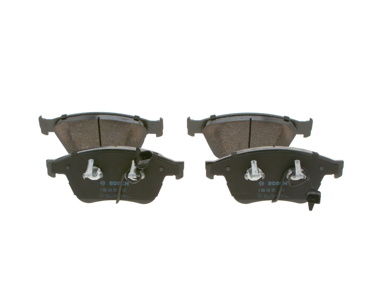 OEM 3W0698151P BOSCH Kit pastiglie freni 0 986 424 397 per VOLKSWAGEN, BENTLEY