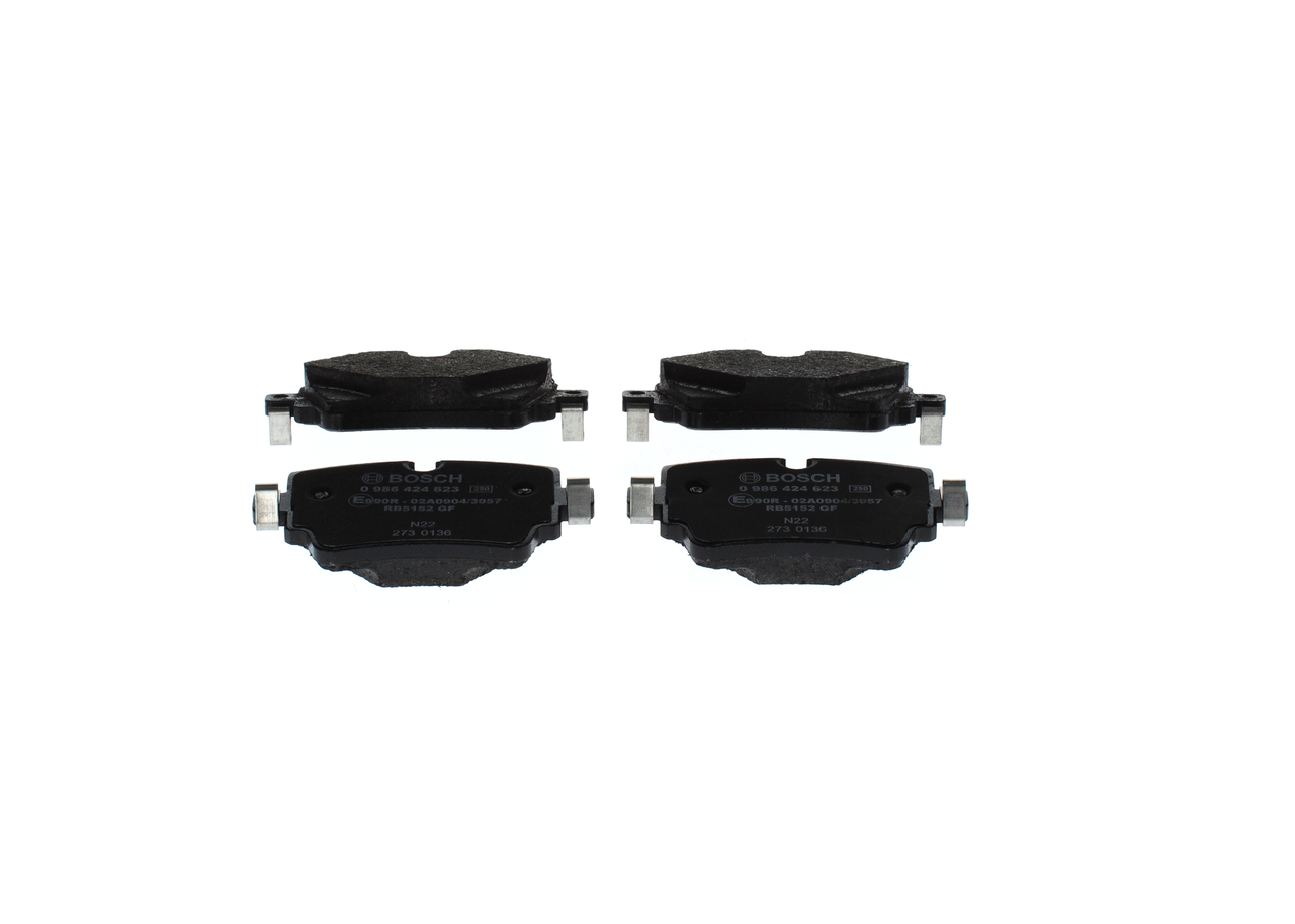 OEM C2D40929 BOSCH Jarrupalat, levyjarru 0 986 424 623 varten JAGUAR