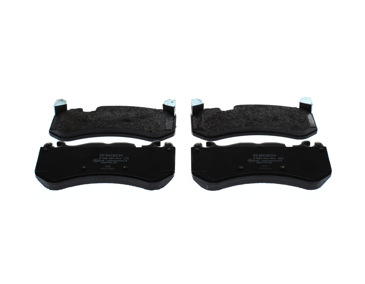 OEM A0004209100 BOSCH Jarrupalat, levyjarru 0 986 424 861 varten MERCEDES-BENZ