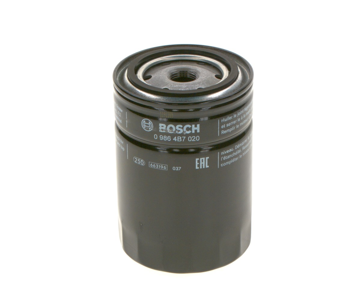 OEM 152087F40A BOSCH Oljefilter 0 986 4B7 020 for FORD, NISSAN, CHRYSLER, INFINITI