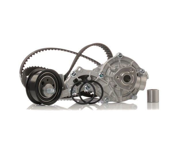 Distributieriem set + waterpomp (3096W0313) van RIDEX Voor VW PASSAT Variant (3B5) 1.8 T (110 KW / 150 PK / Van 1997)