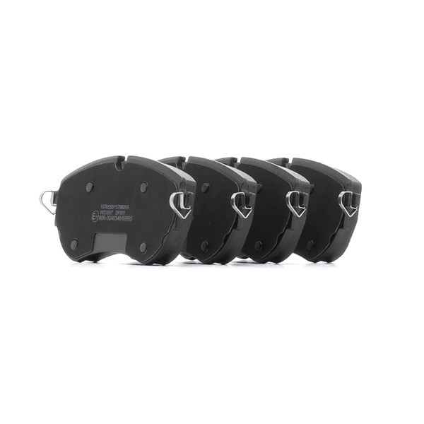 Remblokken (402B1393) van RIDEX Voor VW Amarok Flatbed Vrachtwagen / Chassis (S1B, S6B, S7B) 2.0 BiTDI (132 KW / 180 PK / Van 2011)