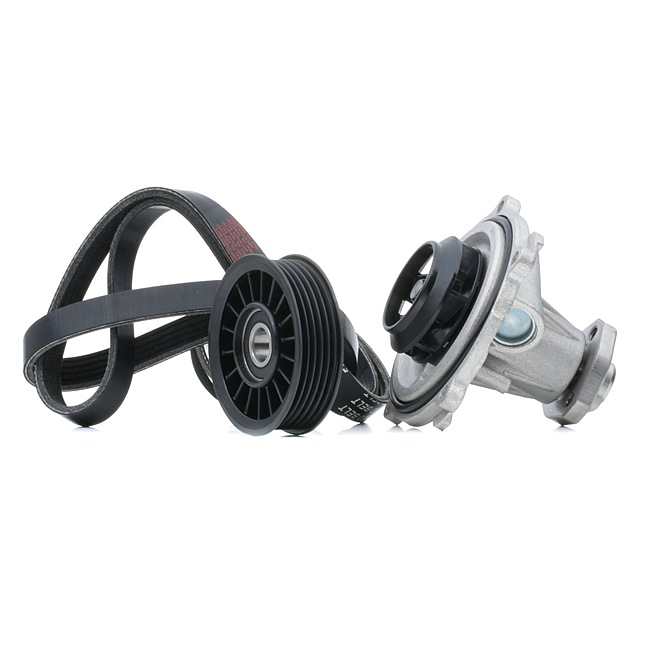 RIDEX Bomba de água + kit da correia de distribuição (4172P0050) para MERCEDES-BENZ Classe C Sedan (W204) C 220 CDI (204.008) (125 KW / 170 CV / de 2007)