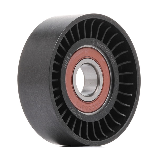 OEM 1340267 RIDEX Polea tensora, correa poli V 310T0381 para OPEL, HONDA, SUZUKI, CHEVROLET, VAUXHALL
