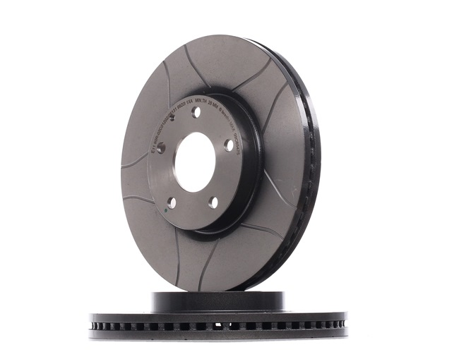 6 Brake disc 09.C654.75 BREMBO