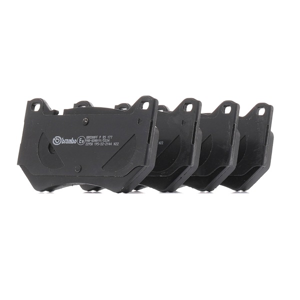 OEM 80A698151C BREMBO Jarrupalat, levyjarru P 85 177 varten VW, AUDI, SKODA, SEAT, PORSCHE