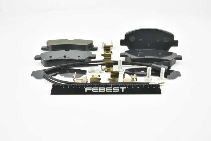 OEM MEBK3J2M008AA FEBEST Jarrupalat, levyjarru 2101-TTFR varten FORD, FORD USA