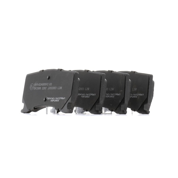 RIDEX Kit pastiglie freni (402B1412) per DS DS 9 (X83) E-TENSE 360 4x4 (X25GBR) (265 KW / 360 CV / dal 2021)