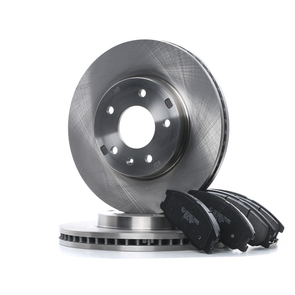 RIDEX Kit de discos de freno y pastillas (3405B0428) para VAUXHALL Antara (L07) 2.4 4x4 (103 KW / 140 CV / de 2006)