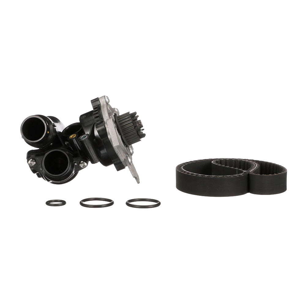 GATES Bomba de agua + kit de correa de distribución (KP1TH15698XS-2) para VW Passat B6 Sedán (3C2) 1.8 TSI (118 KW / 160 CV / de 2007)