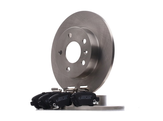 OEM 93176118 RIDEX Bremseskiver og -klosser 3405B0456 for OPEL, PEUGEOT, KIA, SAAB, CHEVROLET