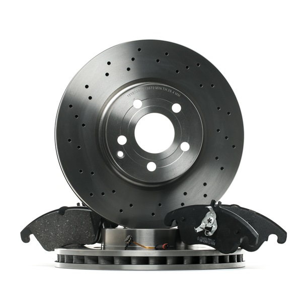 RIDEX Kit de travões (3405B0466) para MERCEDES-BENZ Classe C Sedan (W204) C 320 CDI (204.022) (165 KW / 224 CV / de 2007)