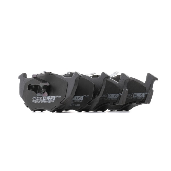 RIDEX PLUS Juego de pastillas de freno (402B0016P) para VW Lupo / Lupo 3L (6X1, 6E1) 1.4 TDI (55 KW / 75 CV / de 1999)