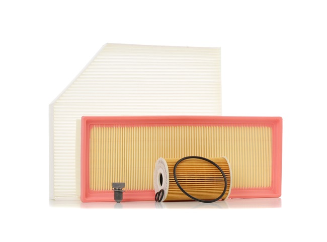 RIDEX Filter kit (4055F0304) for AUDI A4 Avant (8K5, B8) 2.0 TDI quattro (125 KW / 170 HP / from 2008)