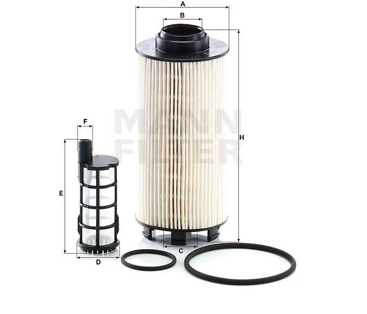 bestellen Kraftstofffilter - MANN-FILTER (PU 8010/1-2 x)