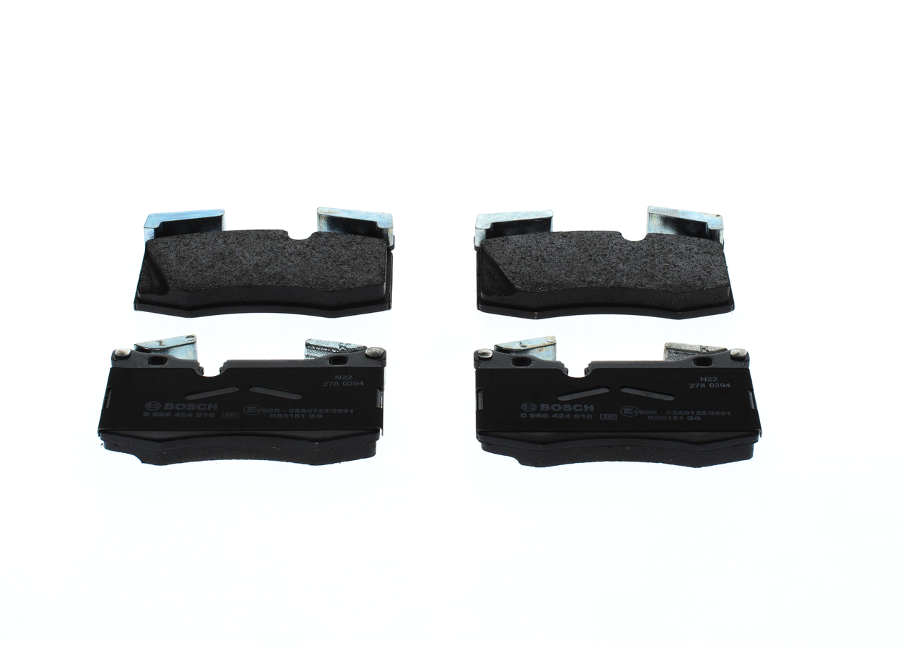 Remblokken (0 986 424 918) van BOSCH Voor MINI Cabrio (R57) Cooper S (125 KW / 170 PK / Van 2007)